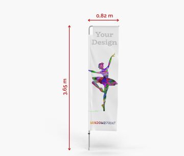 Alu Beach Flag Quadratic M | Window2Print