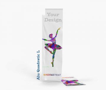 Alu Beach Flag Quadratic L - ispis - Window2Print