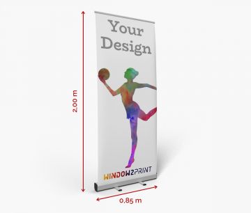 Basic Rollup 85 x 200 cm - Window2Print