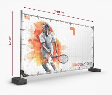 Mesh baner za ogradu 340 x 173 cm - Fan Zone | Window2Print