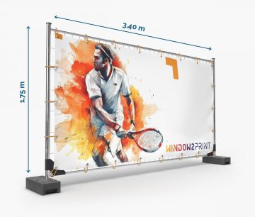 PVC banner za ogradu 340 x 175 cm - Fan Zone | Window2Print