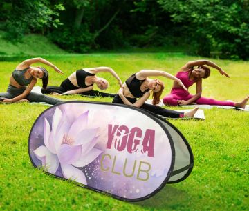 Pop-Up banner 250 x 100 cm