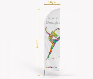 Classic Beachflag Straight XL - Window2Print