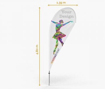 Classic Beach Flag Drop XL | Window2Print