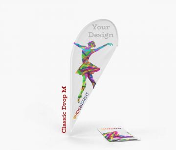 Classic Beach Flag Drop M - ispis - Window2Print