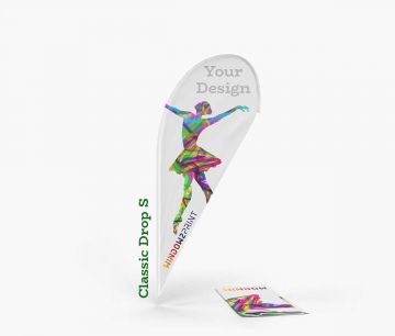 Classic Beach Flag Drop S - ispis - Window2Print