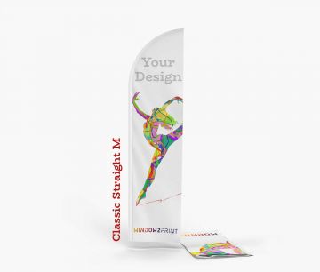 Classic Beach Flag Straight M - ispis - Window2Print