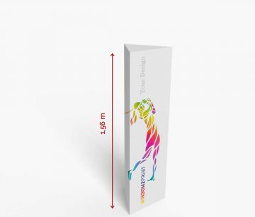 Trokutni totem 46,6 x 156 cm ✦ Window2Print