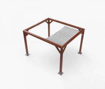 Pergola Nadstrešnica Classic - 250 x 300 cm - vodootporna - bijela