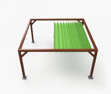 Pergola Nadstrešnica Premium - vodootporna - zelena