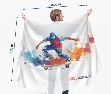 Zastava plašt 220 x 160 cm - Fan Zone | Window2Print
