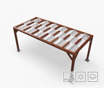 Tenda sa zaštitnom trakom - vodootporna - bijela- Window2Print