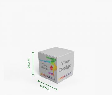 Kartonska kocka 10 cm - Window2Print