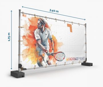 Mesh baner za ogradu 340 x 175 cm - Fan Zone | Window2Print