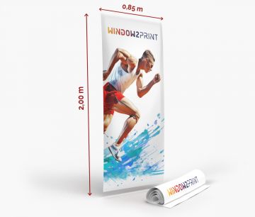 Basic Rollup 85 x 200 cm - ispis - Fan Zone | Window2Print