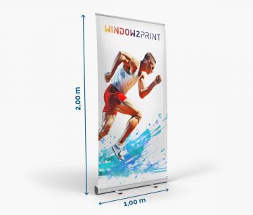 Basic Rollup 100 x 200 cm - Fan Zone | Window2Print