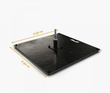 Metalna ploča 50 cm (20 kg) ✦ Window2Print