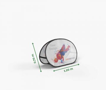 Pop-Up banner 120 x 70 cm I Window2Print
