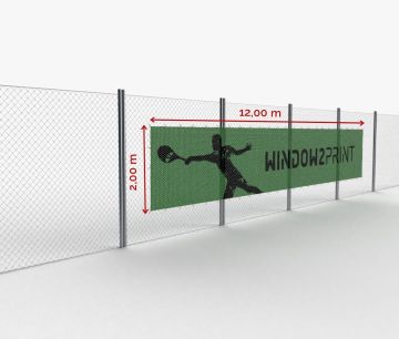 Blende za teniske terene 1200 x 200 cm | Window2Print