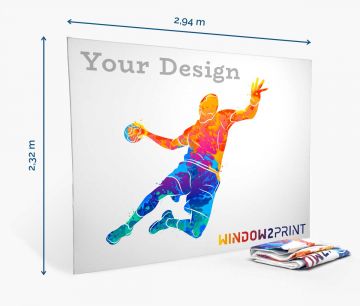 Ravni štand za izložbe tkanina - ispis - W2P