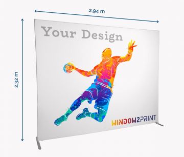 Ravni štand za izložbe tkanina - Window2Print