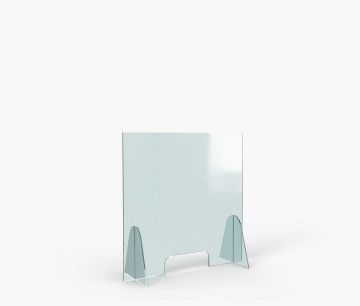 Zaštitna pregrada na pultu 80 x 80 cm ✦ Window2Print