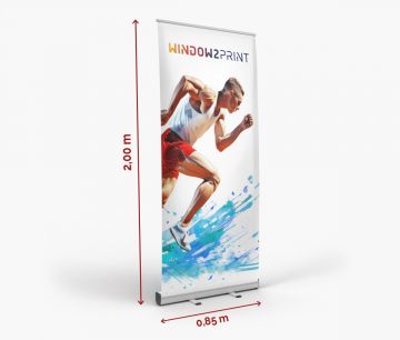 Basic Rollup 85 x 200 cm - Fan Zone | Window2Print