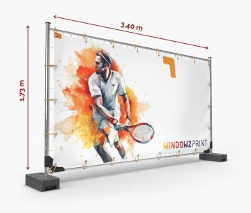 PVC banner za ogradu 340 x 173 cm - Fan Zone | Window2Print