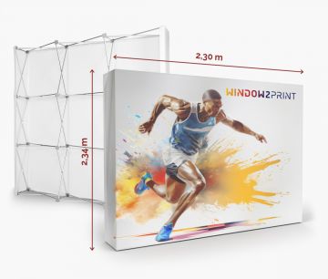 Hop-Up M  3x3 - Fan Zone | Window2Print