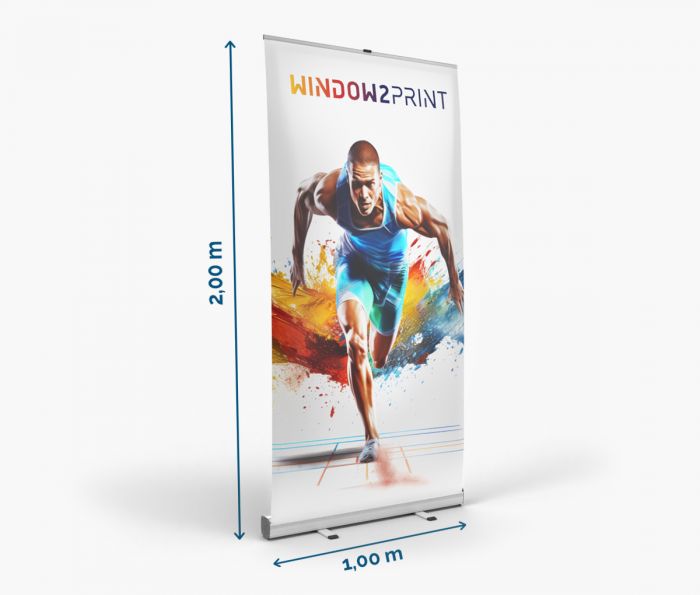 Classic Rollup 100 x 200 cm - Fan Zone | Window2Print