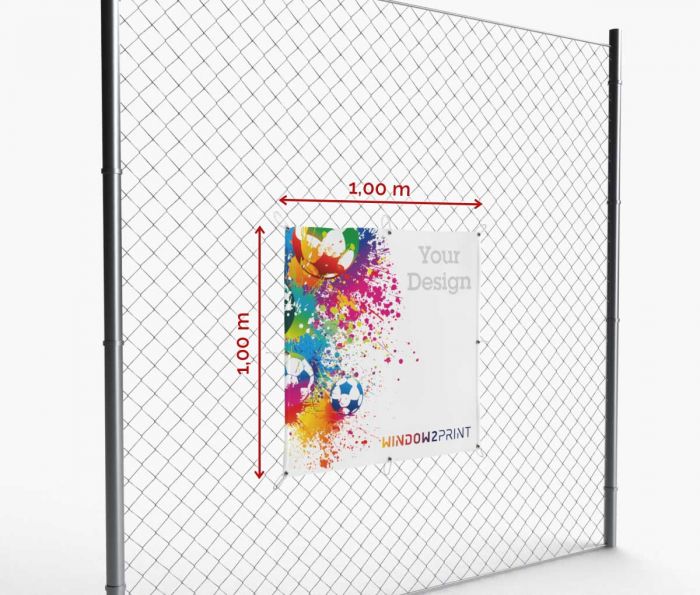 Frontlit banner - PVC reklamni banner 100 x 100 cm | Window2Print