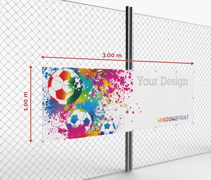 PVC reklamni banner - Pvc frontlit 300 x 100 cm | Window2Print