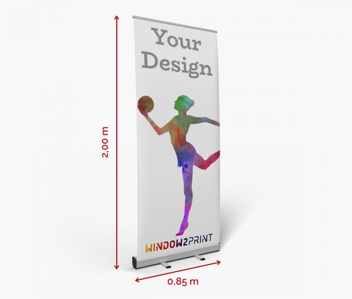 Basic Rollup 85 x 200 cm - Window2Print