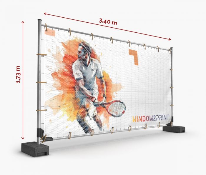 Mesh baner za ogradu 340 x 173 cm - Fan Zone | Window2Print