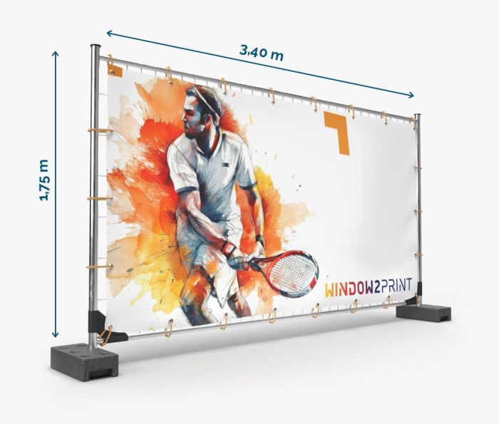 PVC banner za ogradu 340 x 175 cm - Fan Zone | Window2Print