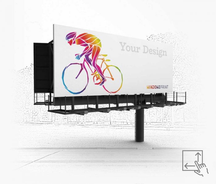 Plavi stražnji papir - Window2Print