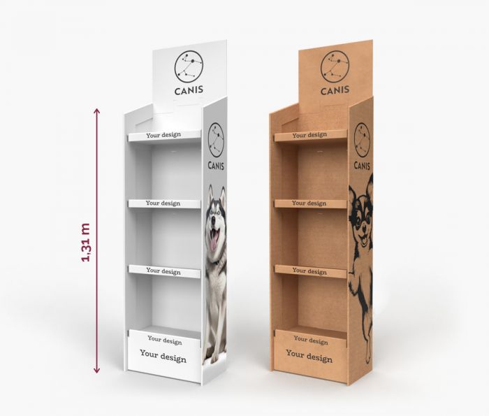 CANIS Polični zaslon 41,2 x 26 x 131 cm | Window2Print