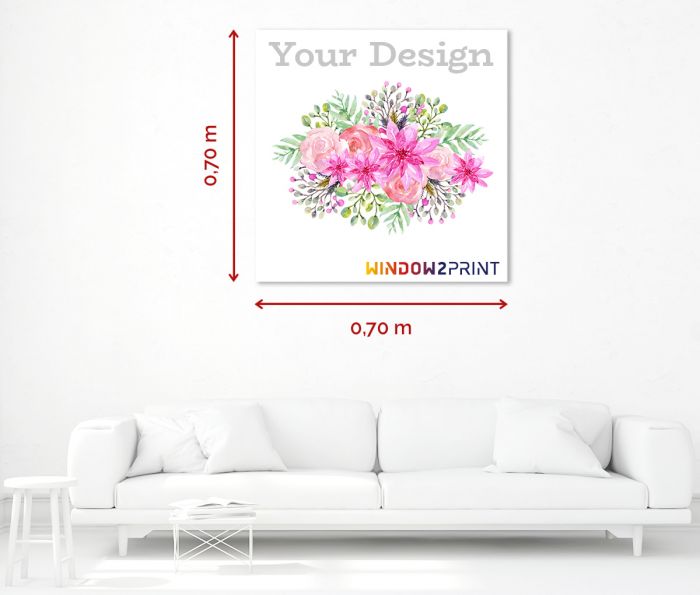 Otisci na platnu 70 x 70 ❖ Window2Print
