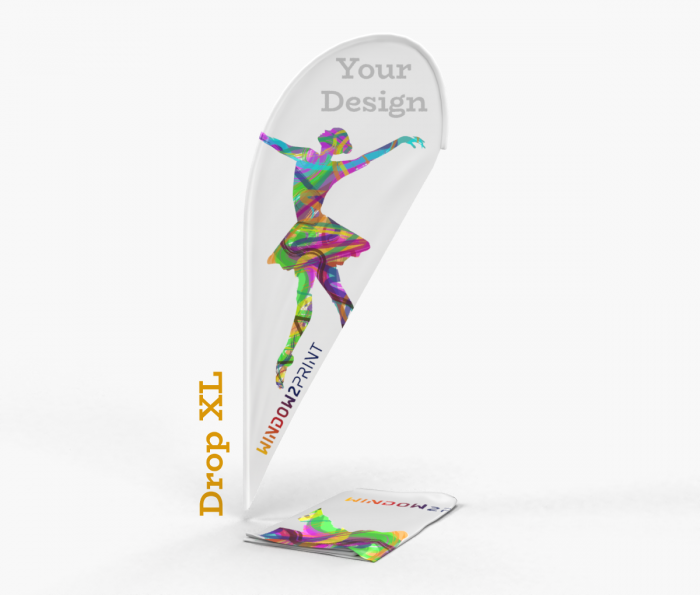 Classic Beach Flag Drop XL - ispis - Window2Print