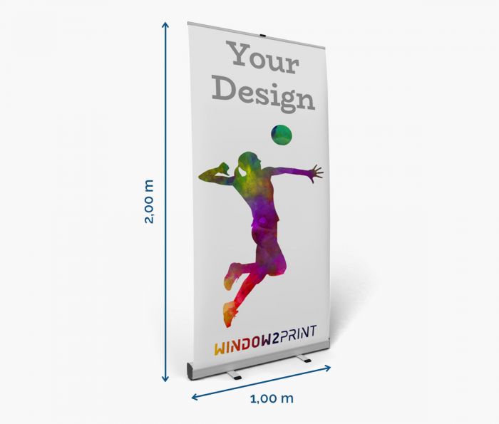 Classic Rollup 100 x 200 cm - Window2Print
