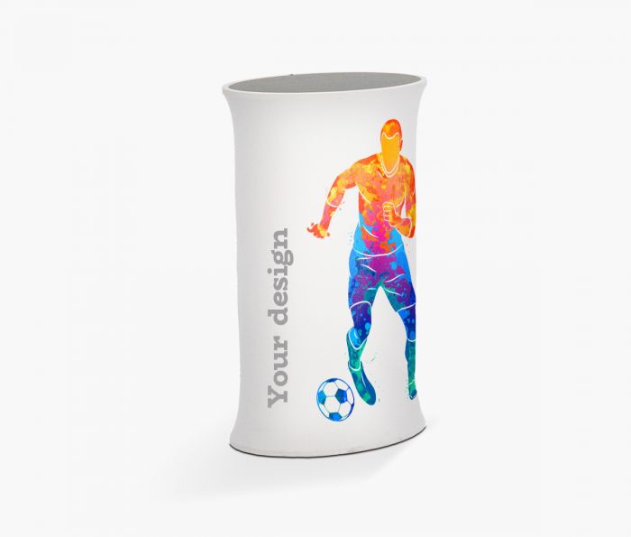 Promocijska miza tekstilna - ovalna | Window2Print