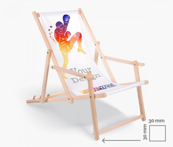 Premium ležaljka s naslonom za ruke | Window2Print