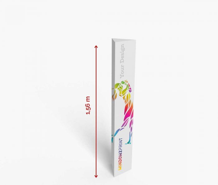 Trokutni totem 26,6 x 156 cm ✦ Window2Print