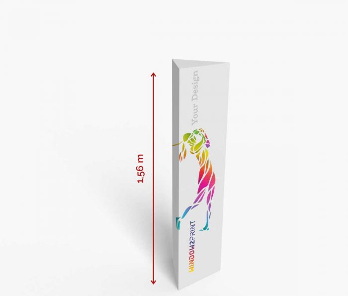Trokutni totem 40 x 156 cm ✦ Window2Print