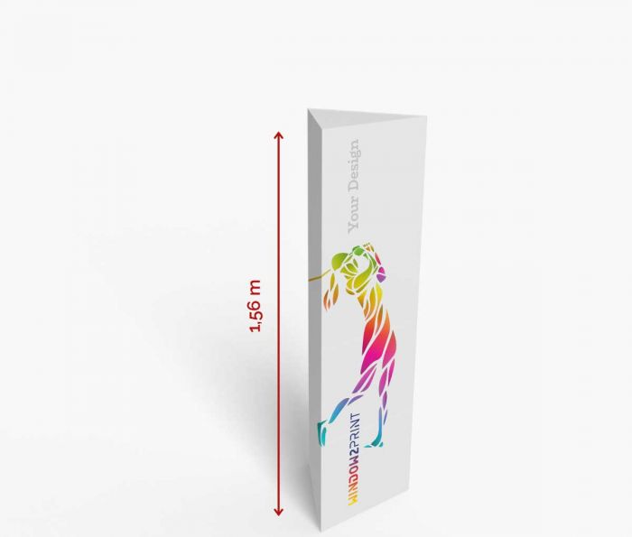 Trokutni totem 46,6 x 156 cm ✦ Window2Print