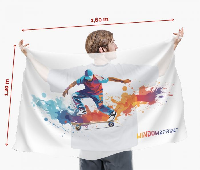 Zastava plašt 160 x 120 cm - Fan Zone | Window2Print