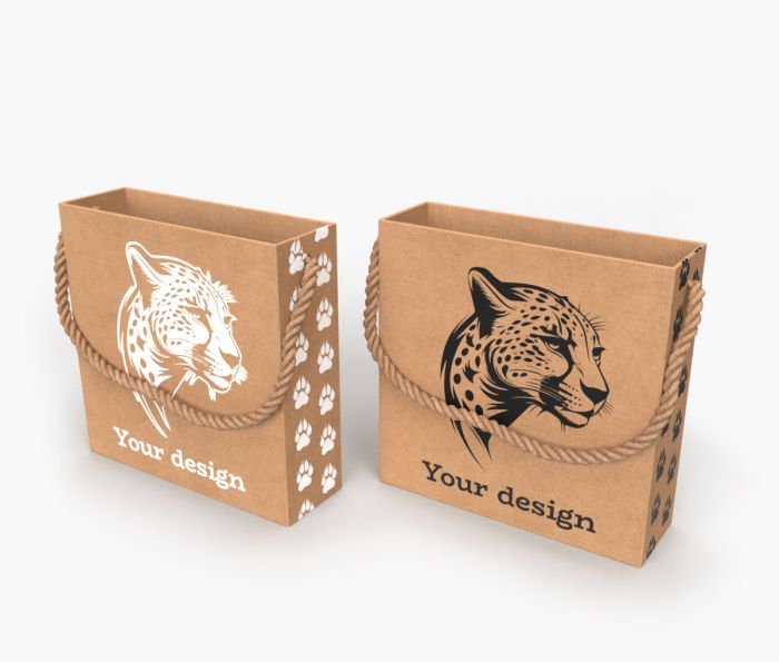 FELIS CATUS Papirnate torbe za poklone 35 x 11 x 35 cm - W2P