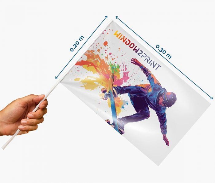 Ručna zastava - Fan Zone | Window2Print