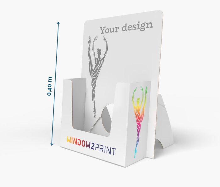 Kartonski pult displeji 30 x 25 x 40 cm | Window2Print