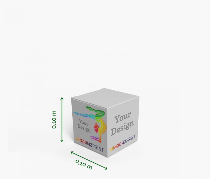 Kartonska kocka 10 cm - Window2Print